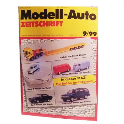 Modell-Auto Zeitschriften-Sammlung 1999
