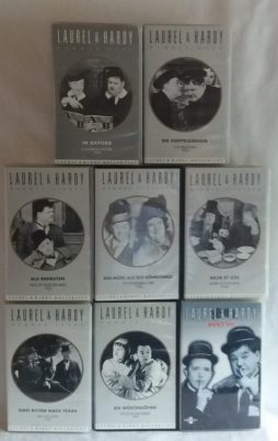 VHS,Laurel & Hardy-Sammlung