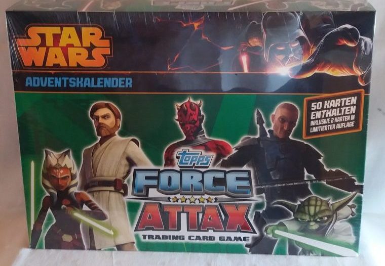 Topps Force Attax Trading Card Game STAR WARS ADVENTSKALENDER NEU/OVP 