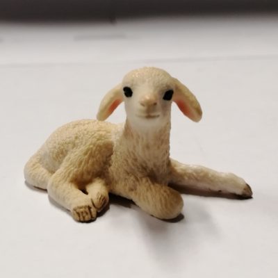 Schleich Schäfchen, liegend 13745 ohne Etikett!