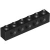 Lego schwarzer Technic Baustein mit löchern