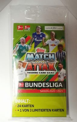 Match Attax Saison 2020/2021 Blister vorne