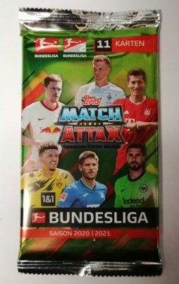 Match Attax Saison 2020/2021 Booster vorne