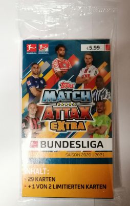 Match Attax Extra Saison 2020/2021 Blister vorne