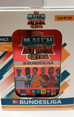 Match Attax Extra Bundesliga Saison 2020/2021 Mini Tin Rot vorne