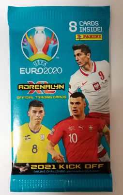 Adrenalyn XL UEFA EURO 2020 „2021 Kick Off“ Booster vorne