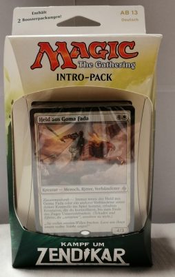 Magic: The Gathering Kampf um Zendikar: Ruf zu den Waffen Intro-Pack vorne