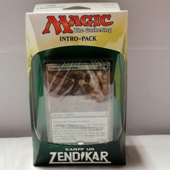 Magic: The Gathering Kampf um Zendikar: Zendikars Zorn Intro-Pack vorne