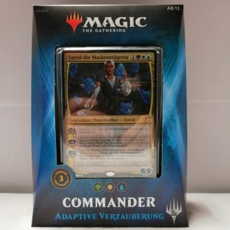 Magic: The Gathering Commander 2018: „Adaptive Verzauberung“ Deck vorne