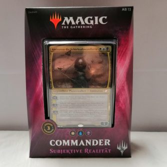 Magic: The Gathering Commander 2018: „Subjektive Realität“ Deck vorne
