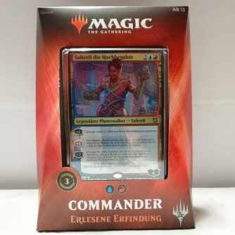 Magic: The Gathering Commander 2018: „Erlesene Erfindung“ Deck vorne