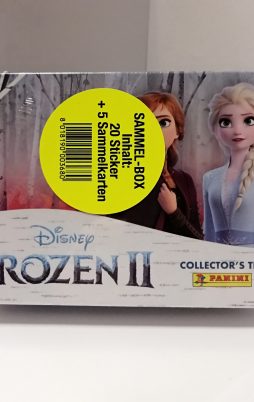 Frozen 2 Sticker + Sammelkarten Mini Tin "Elsa & Anna im Querformat" vorne