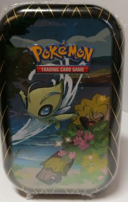 Pokémon Glänzendes Schicksal Mini Tins: Celebi vorne