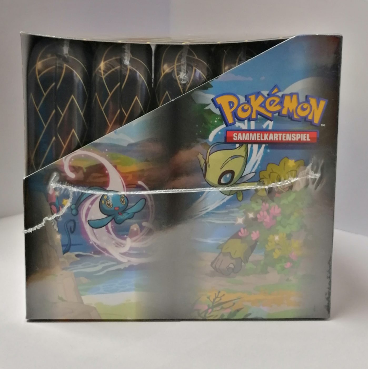 Pokémon Glänzendes Schicksal Mini Tins: Ganzes Display rechts