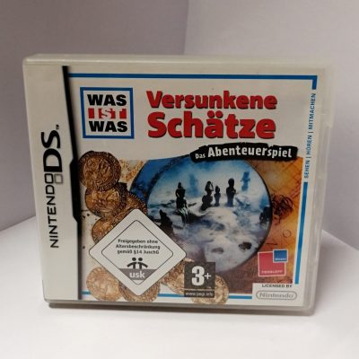 Nintendo DS: Was ist was: Versunkene Schätze - Das Abenteuerspiel Vorderseite