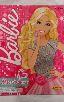 Panini Barbie Glitzerträume Sticker Album vorne