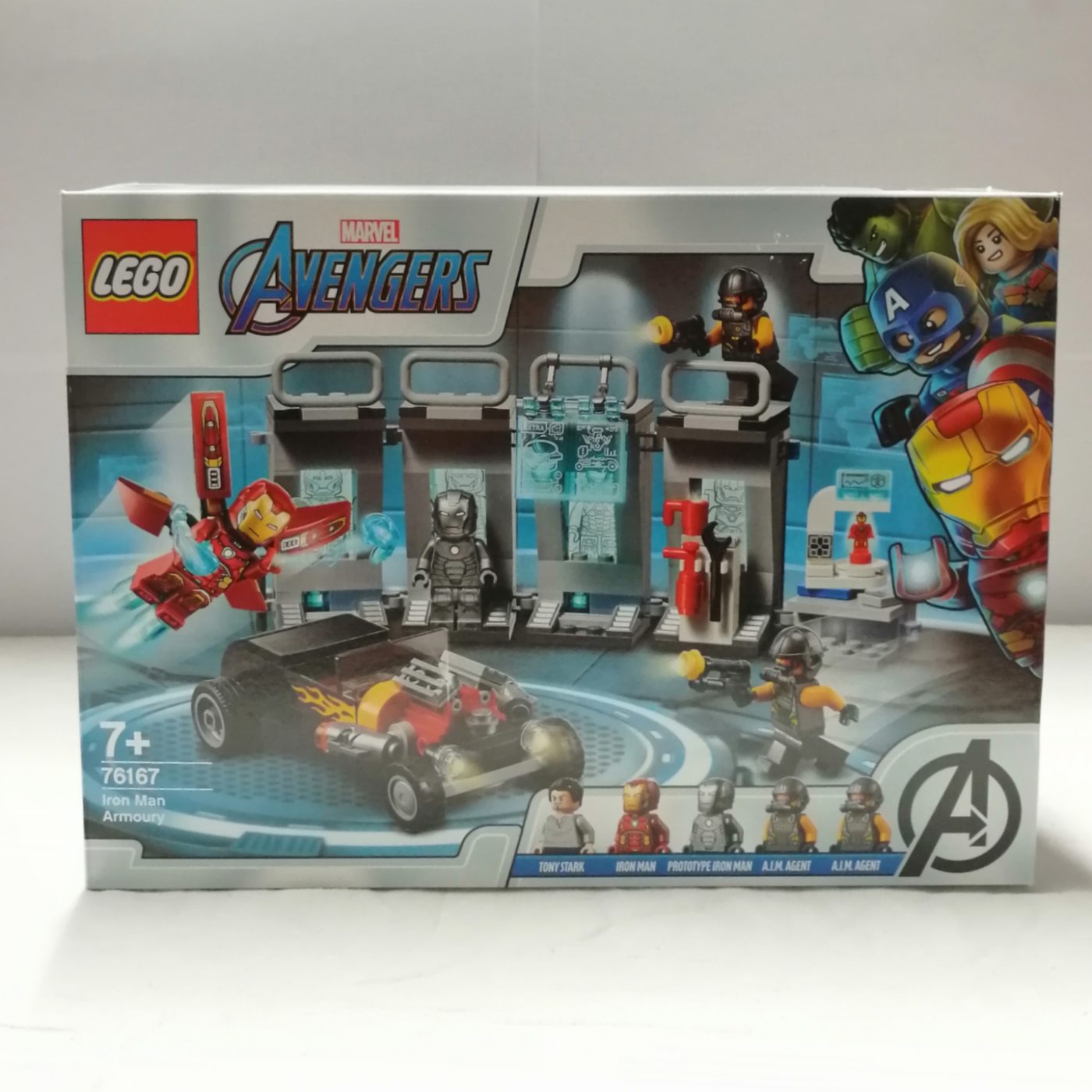 Lego Marvel 76167 Iron Mans Arsenal vorne