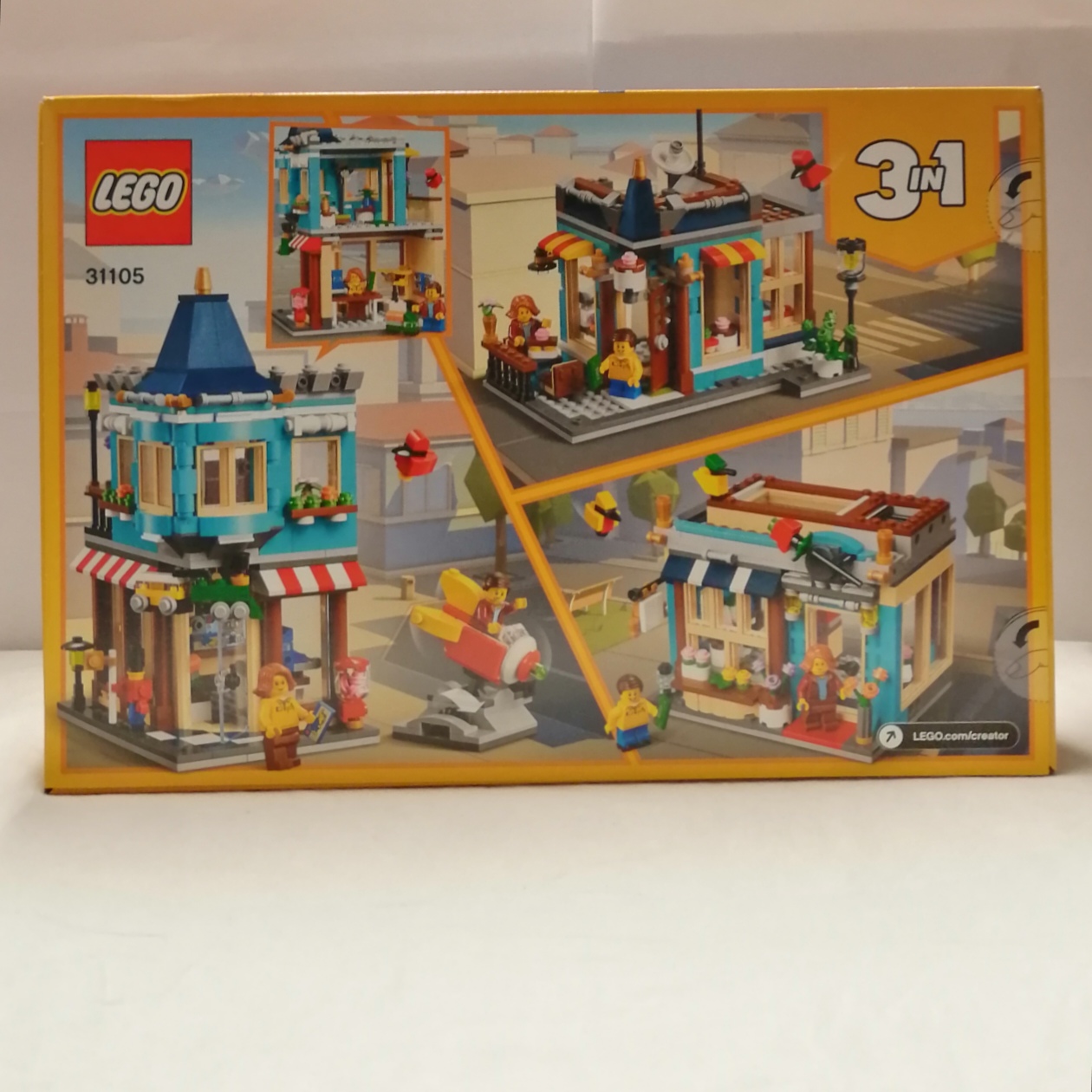 Lego Creator 31105 Spielzeugladen im Stadthaus hinten