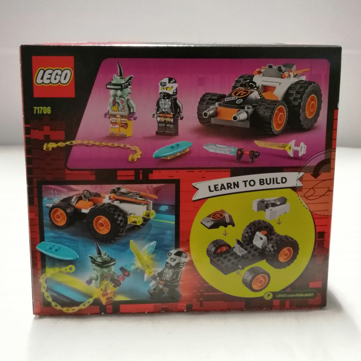 Lego Ninjago 71706 Coles Speeder hinten