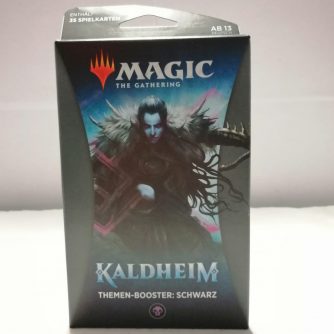 Magic: The Gathering Kaldheim: Themen-Booster (Schwarz) DE vorne