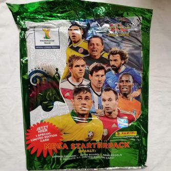 Adrenalyn XL FIFA World Cup Brasilien 2014 TCG Mega Starter-Pack vorne