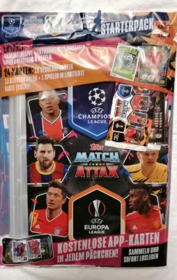 Topps Match Attax UEFA Champions League Starter-Pack vorne