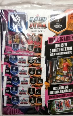 Topps Match Attax UEFA Champions/Europa League Saison 2020/21 TCG Multi-Pack vorne