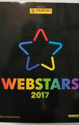 Panini Webstars 2017 Sticker Album vorne