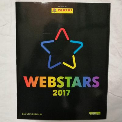 Panini Webstars 2017 Sticker Album vorne