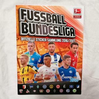 Topps Bundesliga 2016/2017 Sticker Album vorne
