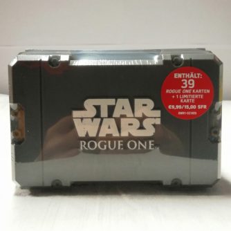 Topps Star Wars Rogue One Sammelkarten Sammlerdose vorne