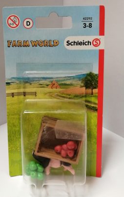 Schleich Mini Schwein mit Äpfeln 42292 vorne