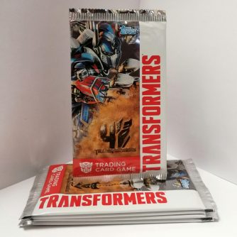 Topps Transformers 4 TCG Booster 5er Pack vorne