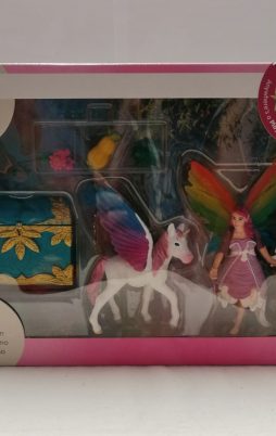 Schleich Regenbogenelfe Lis mit Pegasus Fohlen 41440 vorne