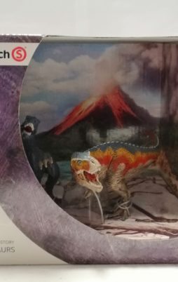 Schleich T-Rex und Velociraptor, klein 42216 vorne